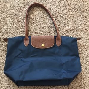 Navy Longchamp Bag